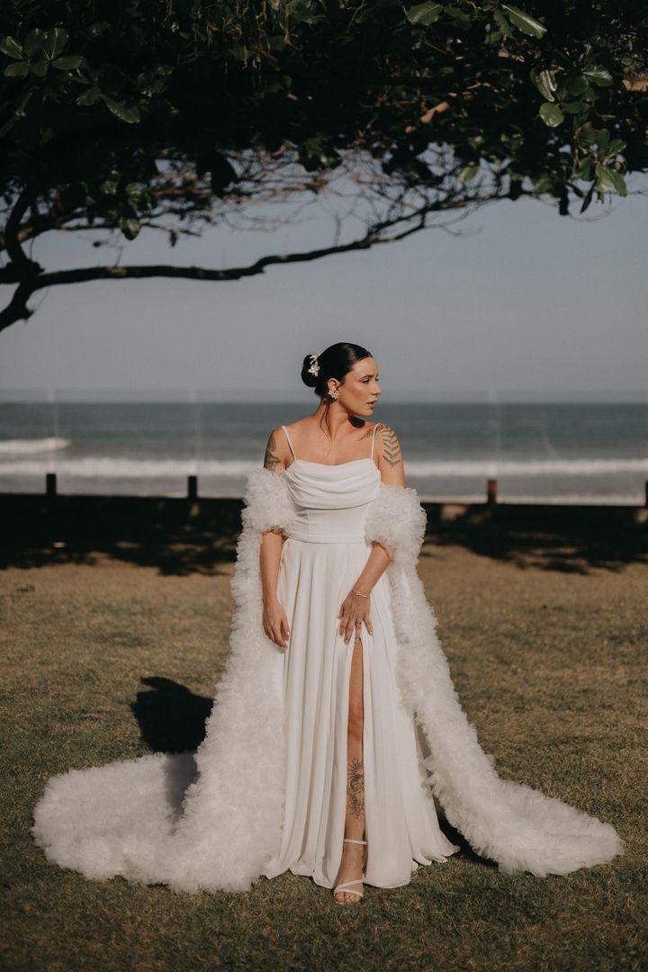 Vestido do acervo do Atelier Amanda Magalhães